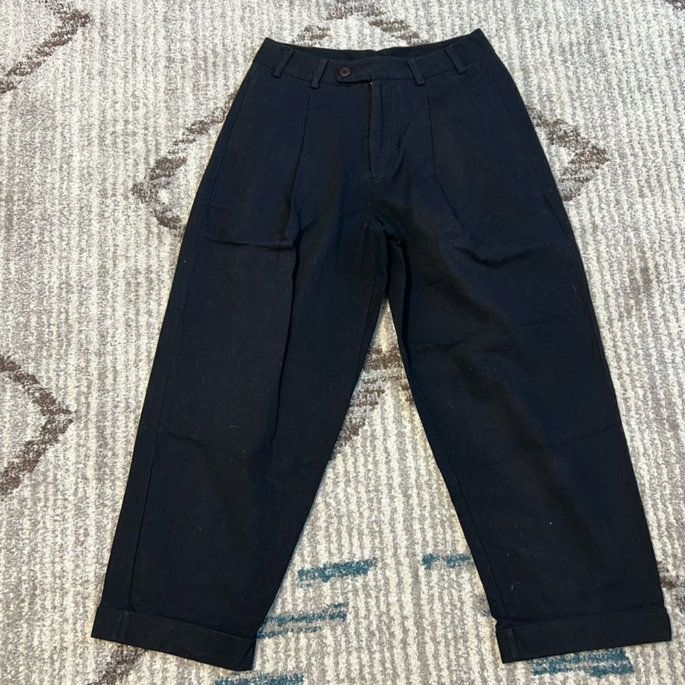 Free People Needed Breaking Trousers Pants Black Size 2
